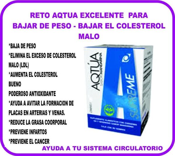 Omnilife Aqtúa Supreme Caja 30 Sobres 150g - Imagen 4