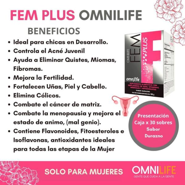 Omnilife Fem Plus 195g - Imagen 9