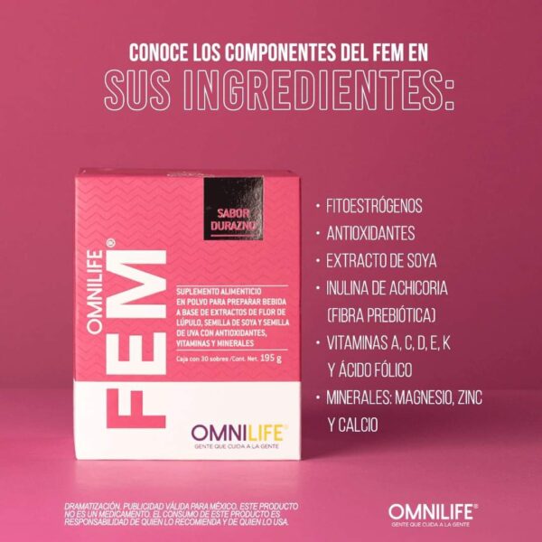 Omnilife Fem Plus 195g - Imagen 7