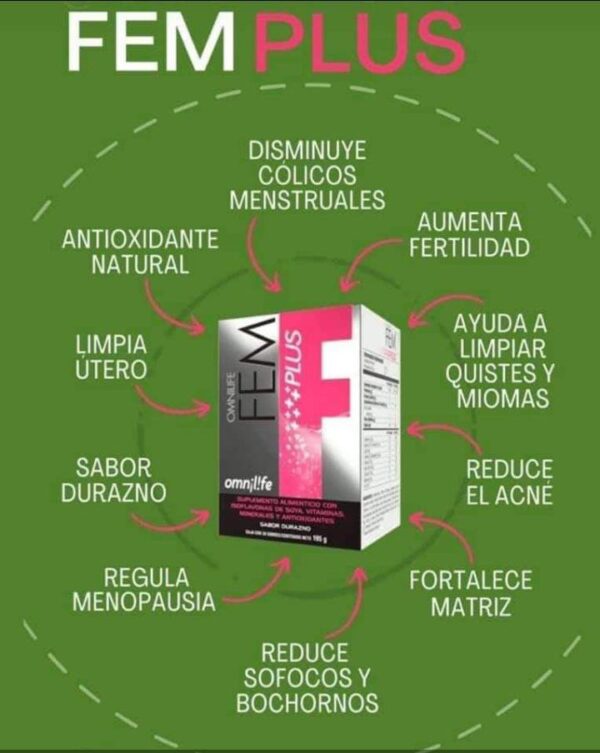 Omnilife Fem Plus 195g - Imagen 3