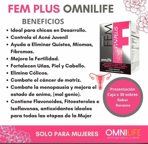 Omnilife Fem Plus 195g - Imagen 8