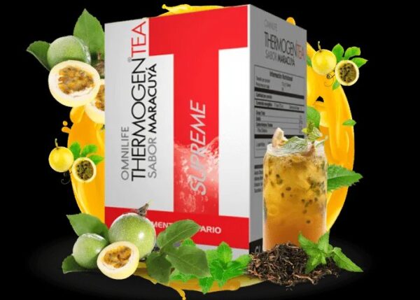 Omnilife Thermogen Tea Maracuyá Supreme caja de 30 sobres - Imagen 6