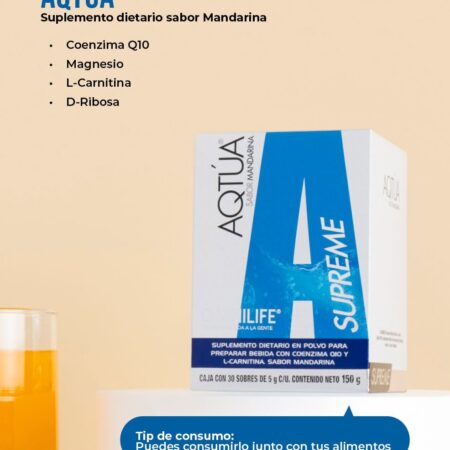 Omnilife Aqtúa Supreme Caja 30 Sobres 150g