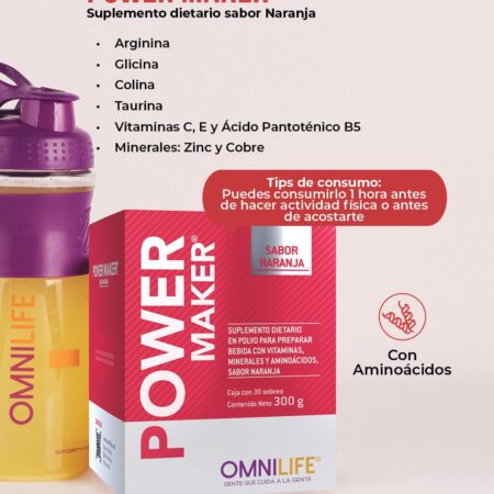 Omnilife Power Maker Caja de 30 Sobres